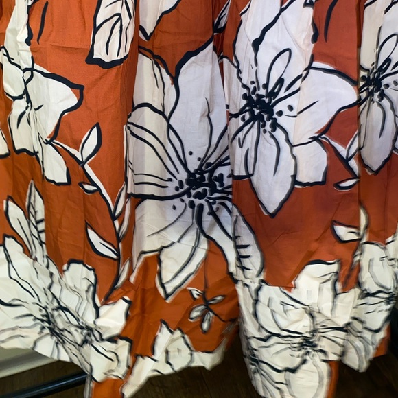 DHRUV KAPOOR SMOCKED FLOUNCE-HEM DRESS - Picture 10 of 11